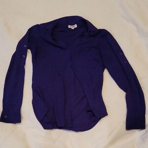 Express Vibrant Purple Blouse